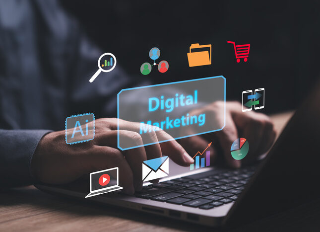 Digital marketing commerce online