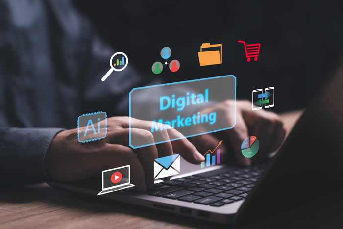 Digital marketing commerce online