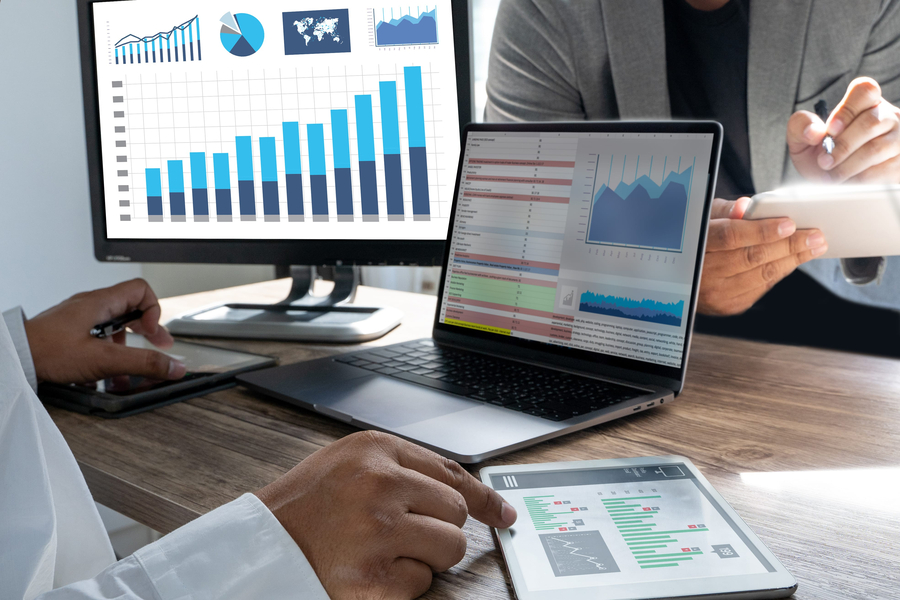 Personal Injury Law Marketing specialist working on Data Analytics Statistics