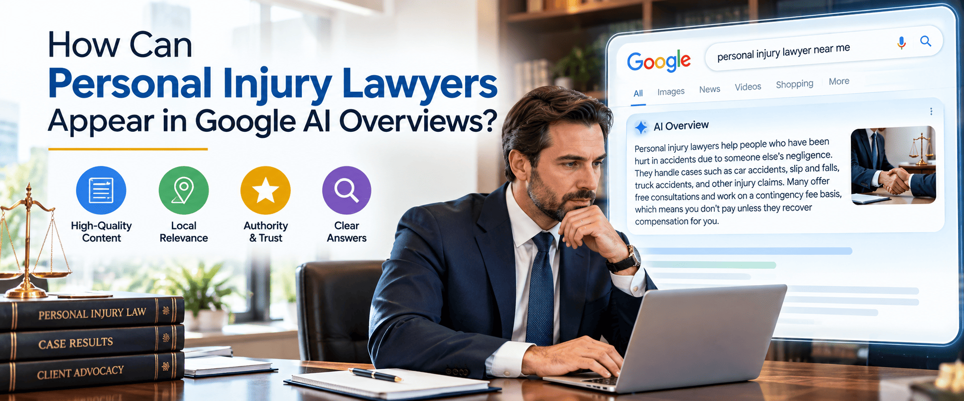 Personal Injury Lawyers in Google AI Search Optimization